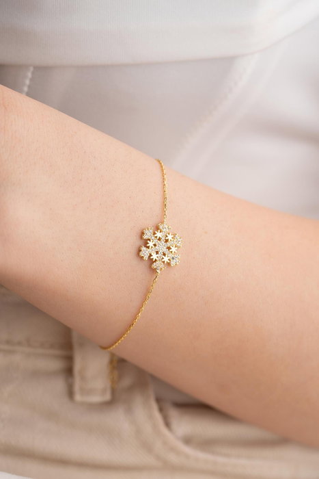 Heliophilia Silver Pulsera de Plata de Ley 925 con Baño de Oro y Circón Heliophilia Silver Pulsera de Plata de Ley 925 con Baño de Oro y Circón